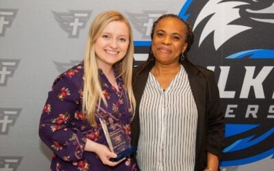 Faulkner biology graduate earns her Pharm.D., honored as Young Alumna