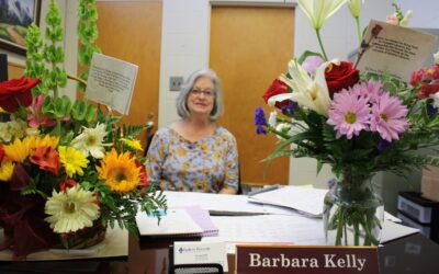 Barbara Kelly says farewell to Gus Nichols Library after nearly 25 years