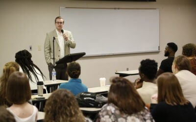 Neil Scott works his way to becoming Director of Admissions for Faulkner