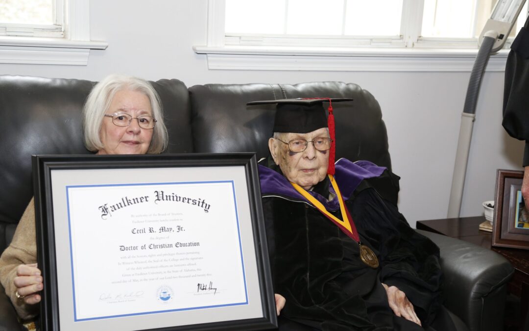 Faulkner University Confers Honorary Doctorate on Cecil May Jr.