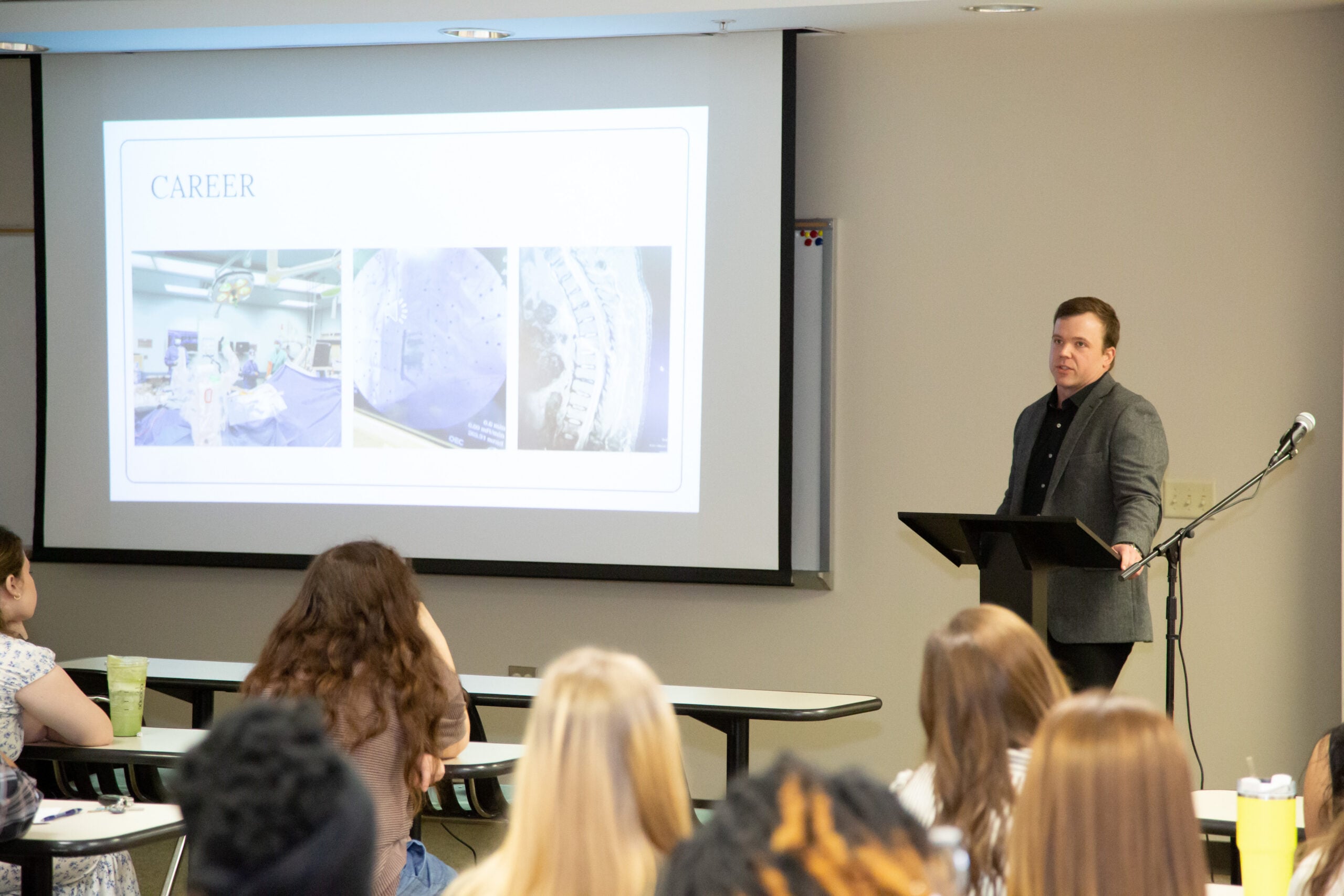 Ryan Fox presents at the 2026 Marketplace Faith Friday Forums.
