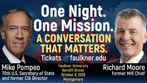 Faulkner University President Mitch Henry Announces 2026 Benefit Dinner Speakers