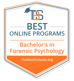 Award for Best Online Programs to Forensic Psychology
