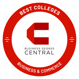 Business Degree Central Best General Business/Commerce Bachelor's Degree badge