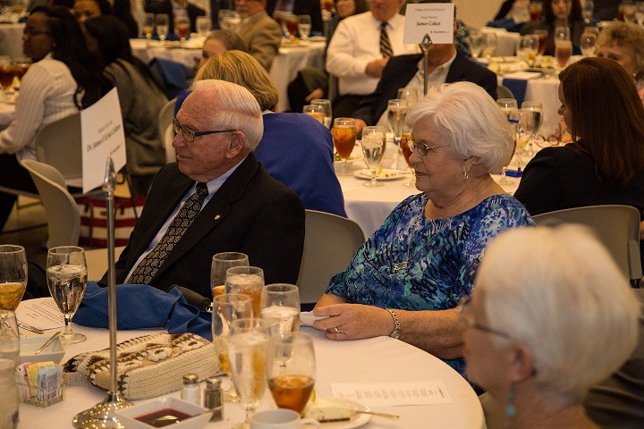 Jim and Sue Crabtree at the 2018 Alumni Honors Luncheon.