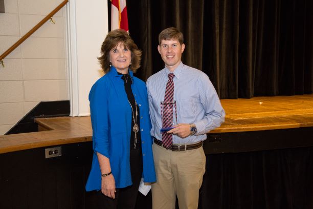 Paul Sullivan stands with Sharon Paulk.