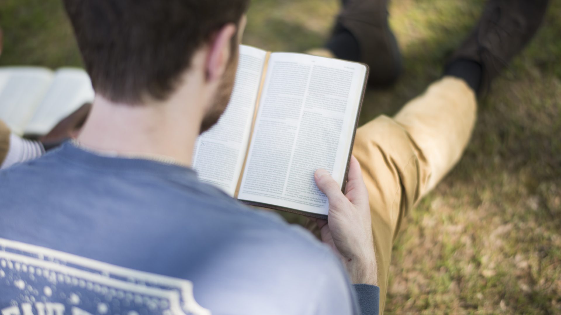 Man Reading Bible