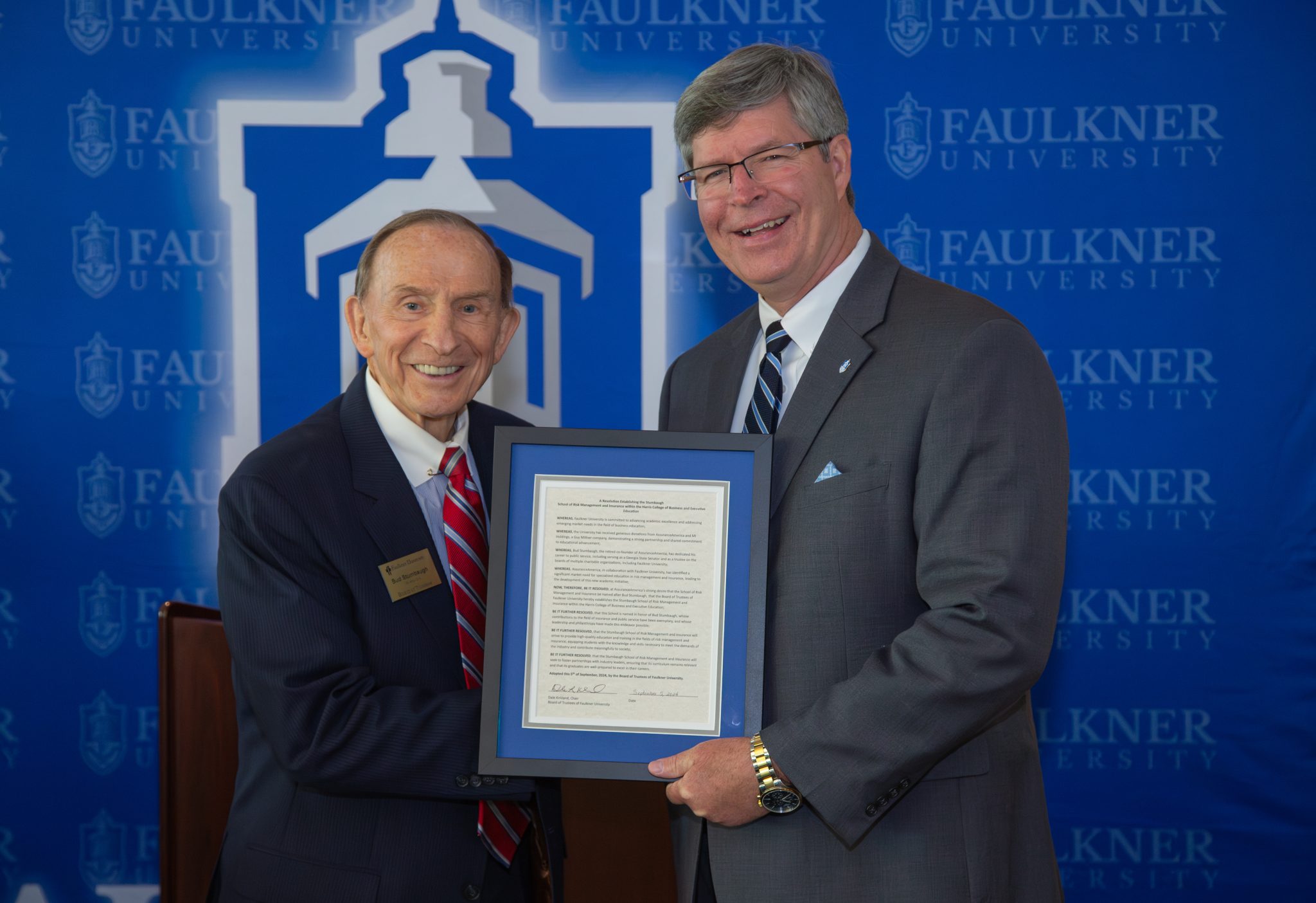 Faulkner University News Faulkner Unveils The Stumbaugh School of