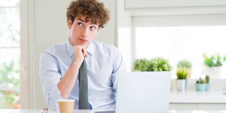Business Student With Laptop