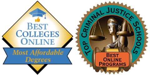 Best Colleges Online – Most Affordable Degrees And Top Criminal Justice Schools – Best Online Programs badges