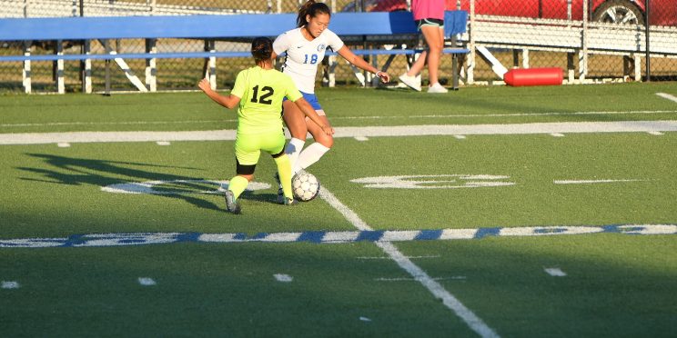 Nanako Omae plays midfield for the Faulkner Women's Soccer team.