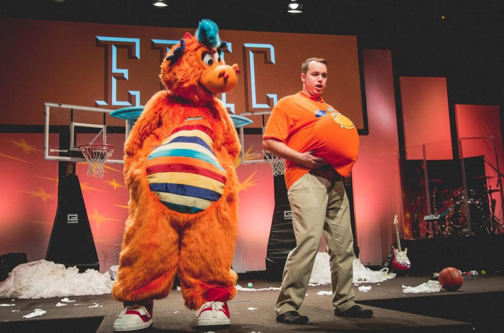 Daniel Monplaisir during an EPIC Entertainment performance.