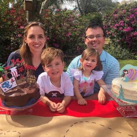 l-r: Leanne, Bryce, Elyse and Tyler Dunaway.