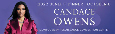 Candace Owens Benefit Dinner Banner