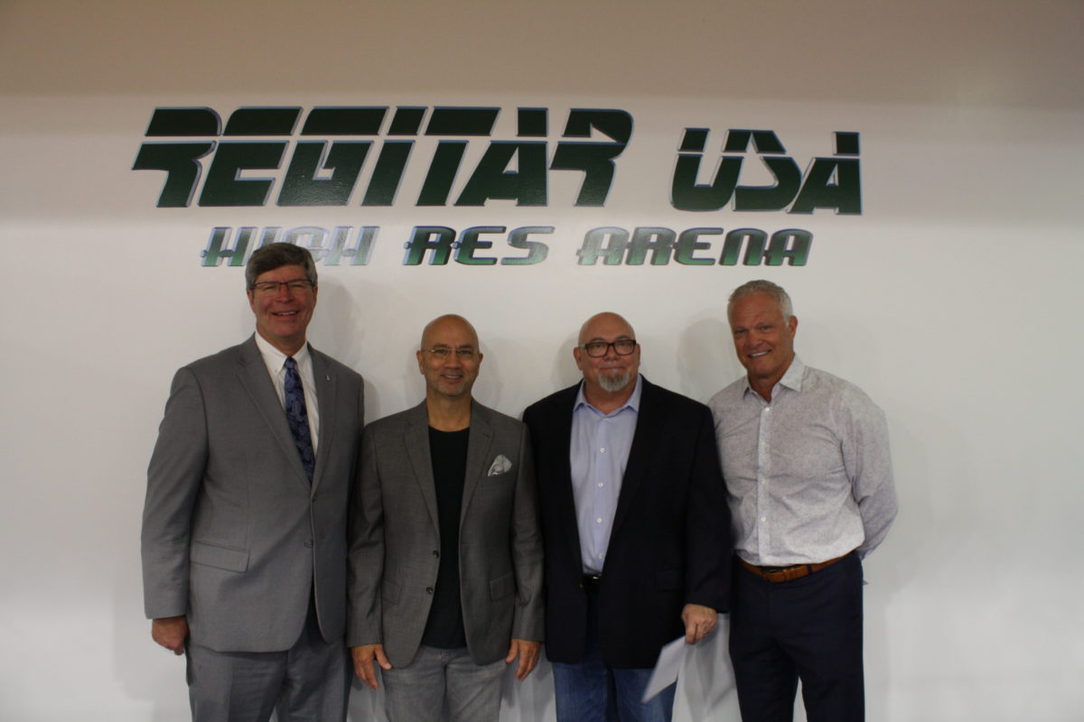 l-r President Mitch Henry, Kevin Arvin, Harry Slaughter and Hank Appleton.