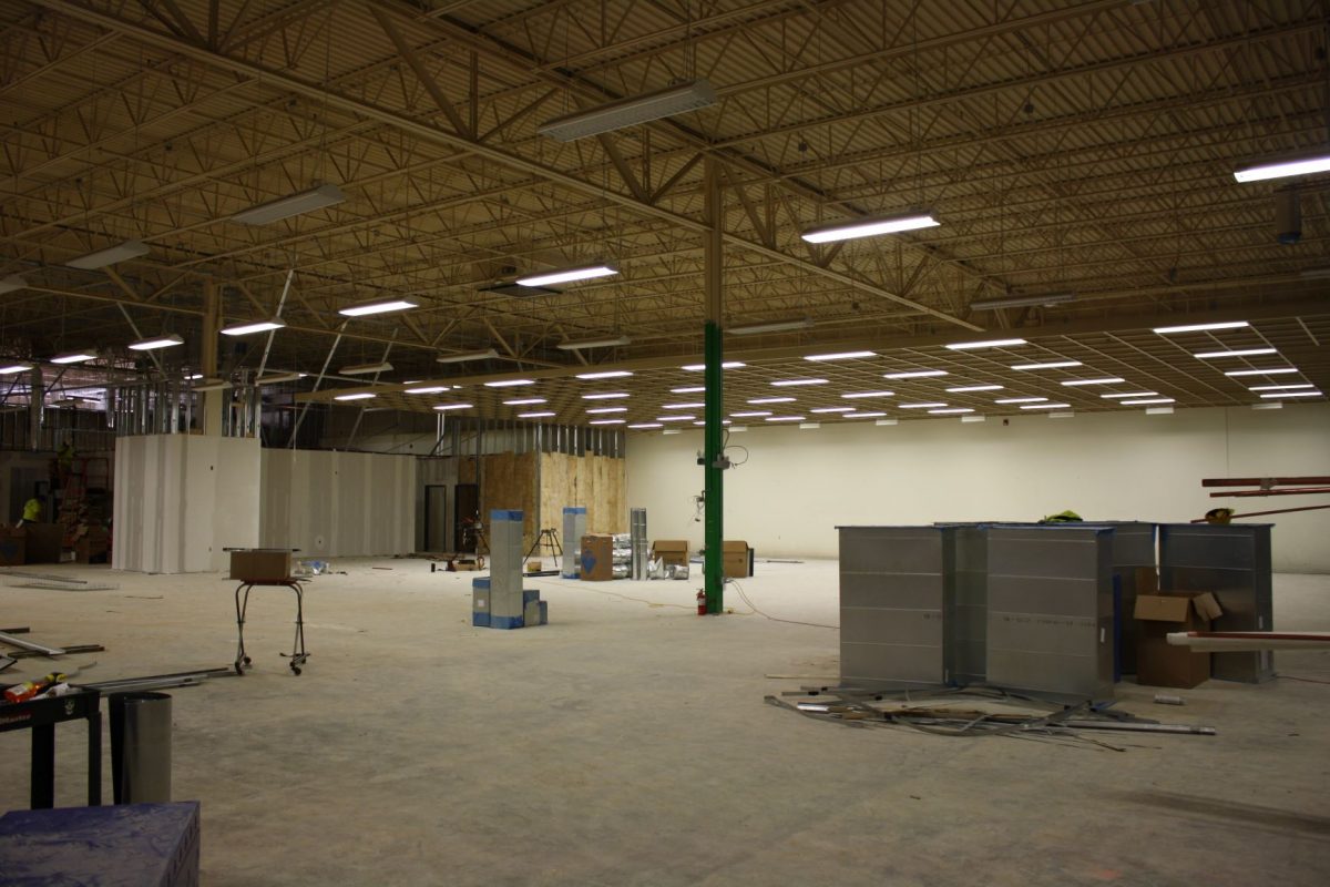 Renovations are underway for the College of Health Sciences therapy gym.