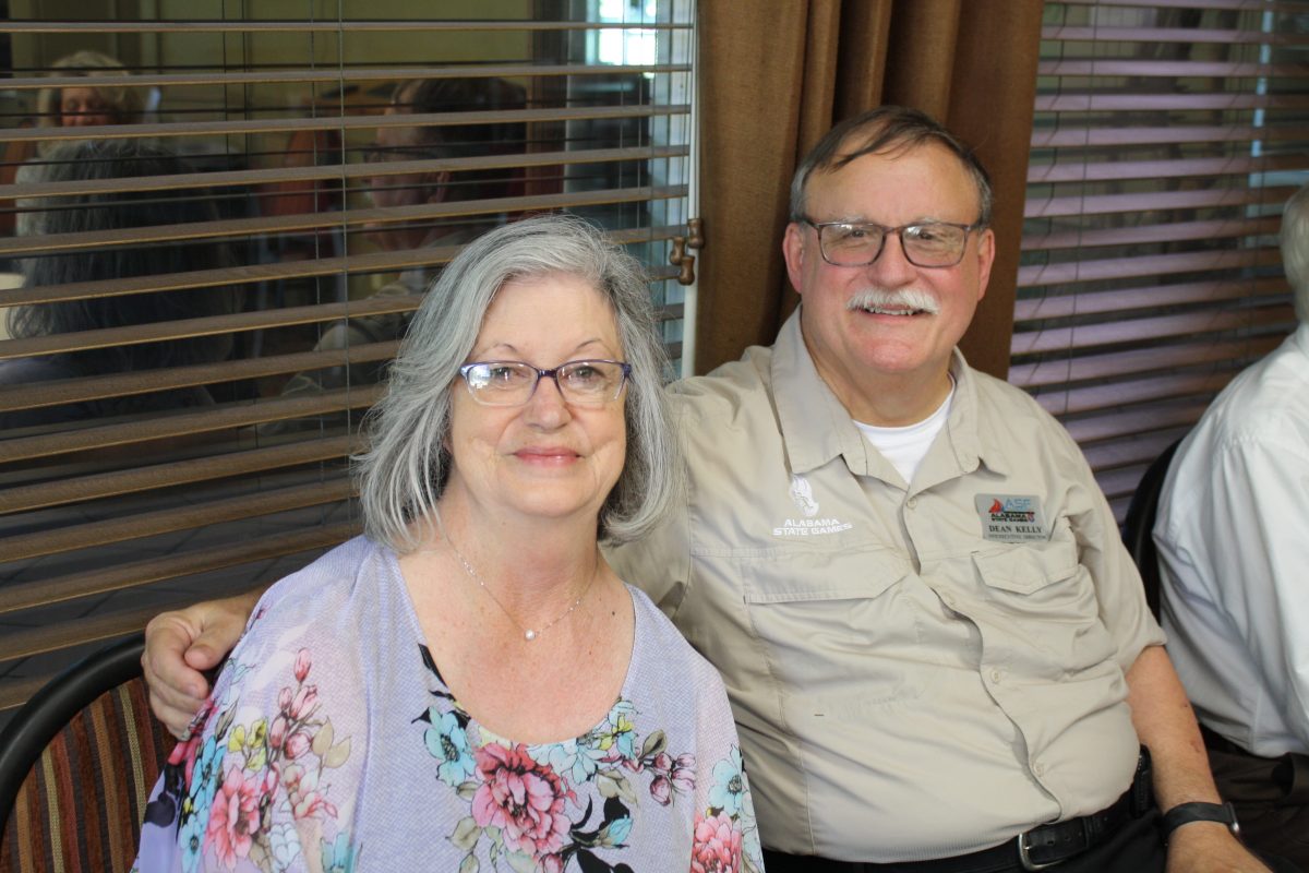 l-r Barbara Kelly and her husband Dean Kelly.