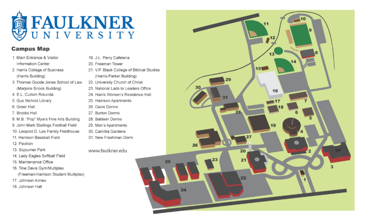 Montgomery Campus Map