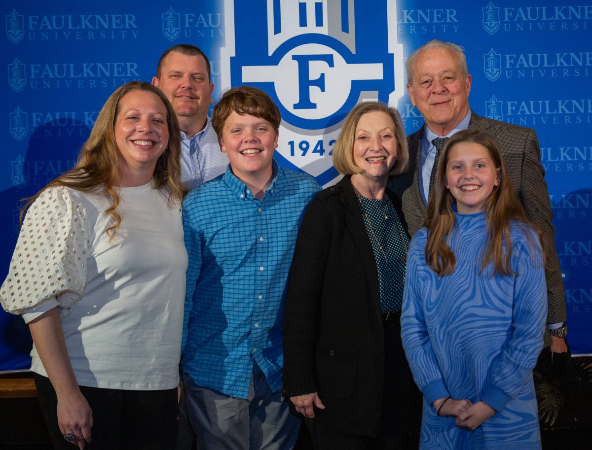 Tim Richardson and wife, right, pose with their family.