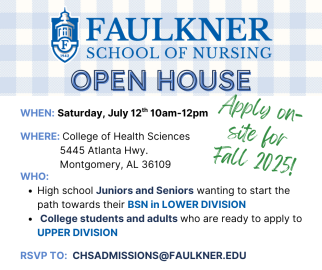 The School of Nursing is hosting an Open House where they will be accepting nursing applications.