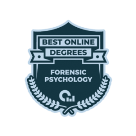 Best Online Bachelor's in Forensic Psychology badge