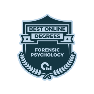 Best Online Bachelor's in Forensic Psychology badge