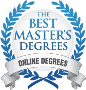 The Best Master's Degrees online badge.