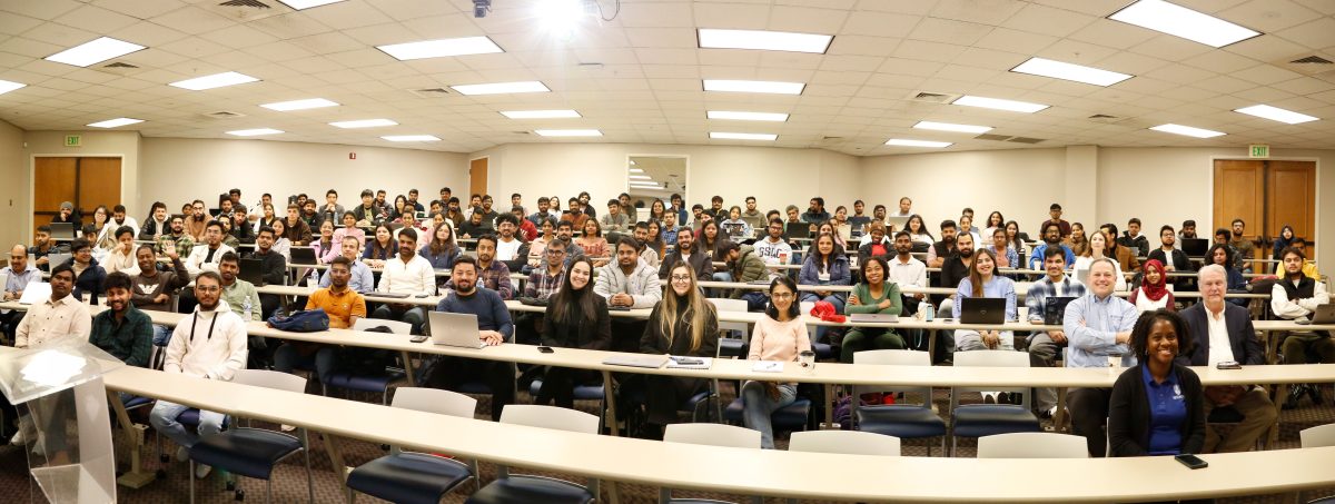 Group shot of international students in December 2025 for the MSM-E program.