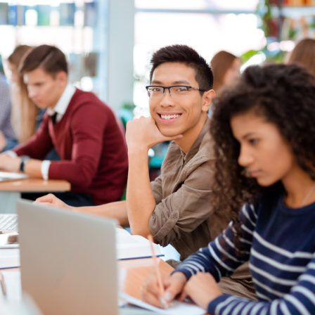 Students at a Table