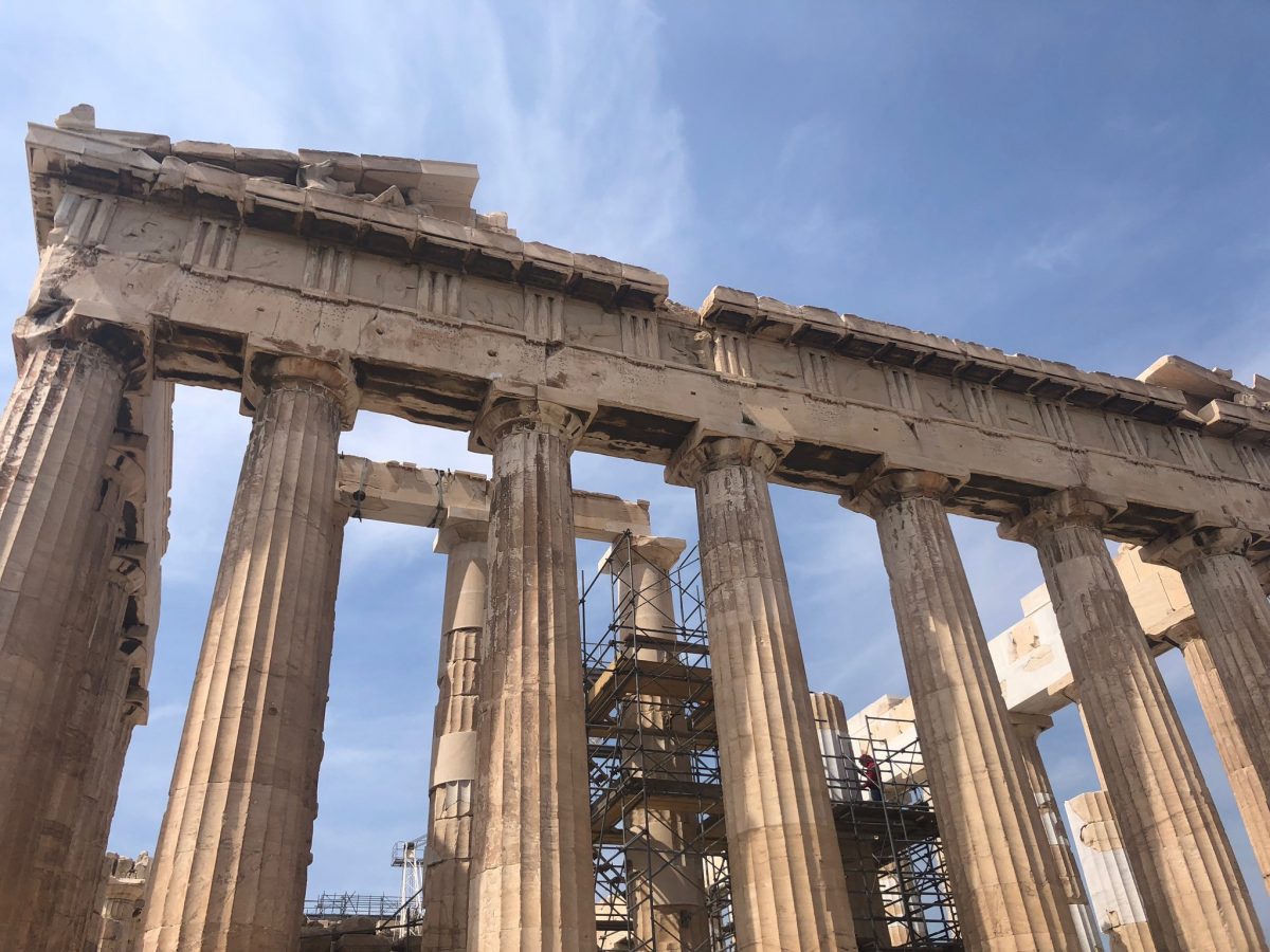 The Parthenon in Greece