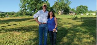 Grover Plunkett with Wendy Burton, founder of World Tree